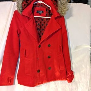 Rue21 hooded wool winter coat